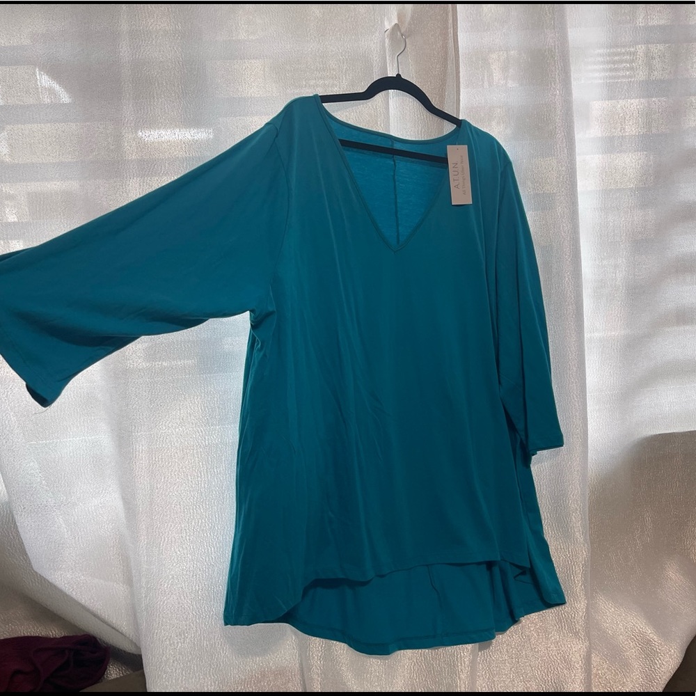 NEW Blue V Neck Shirt
